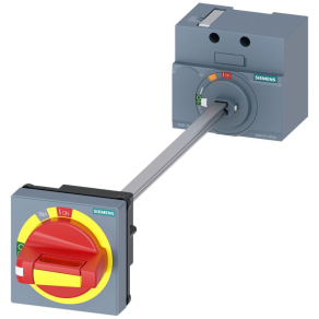   Siemens 3VA9157-0FK25 rotációs hajtás 3VA1-hez, komplett, piros/sárga, IP65