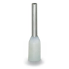 Wago 216-241 szigetelt érvéghüvely, 0,5 mm², AWG 20, ónozott elektrolitréz, gáztömör krimpeléshez, DIN 46228-4, fehér