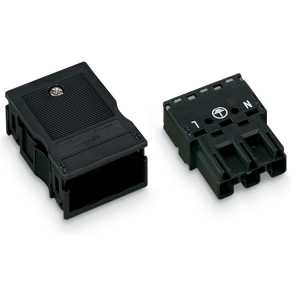 Wago 770-113 WINSTA® MIDI dugó tehermentesítő házzal, 3 pólusú, A kódolású, 4 mm², 25 A, fekete