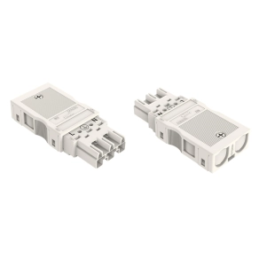 Wago 770-133 WINSTA® MIDI dugó tehermentesítő házzal, 3 pólusú, A kódolású, 4 mm², 25 A, fehér