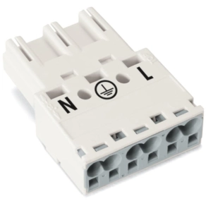 Wago 770-233 WINSTA® MIDI dugó, 3 pólusú, A kódolású, 25 A, fehér
