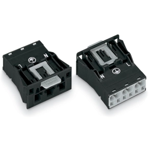 Wago 770-713 WINSTA® MIDI bepattintható dugó, 3 pólusú, A kódolású, fekete