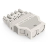 Wago 770-135 WINSTA® MIDI dugó tehermentesítő házzal, 5 pólusú, A kódolású, 4 mm², 25 A, fehér