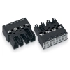 Wago 770-214 WINSTA® MIDI dugó, 4 pólusú, A kódolású, 4 mm², 25 A, fekete