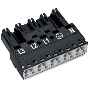 Wago 770-215 WINSTA® MIDI dugó, 5 pólusú, A kódolású, 4 mm², 25 A, fekete