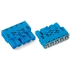 Wago 770-1115 WINSTA® MIDI dugó, 5 pólusú, I kódolású, 4 mm², 25 A, kék