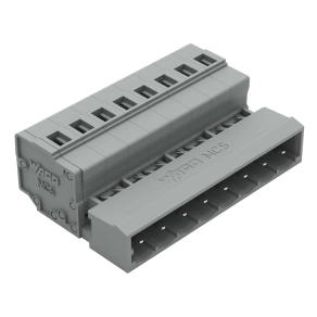 Wago 231-608 apacsatlakozó, 8 pólusú, 2,5 mm², 5 mm, szürke