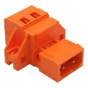 Wago 231-632/019-000 apacsatlakozó, 2 pólusú, 2,5 mm², 5,08 mm, narancssárga