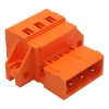 Wago 231-633/019-000 apacsatlakozó, 3 pólusú, 2,5 mm², 5,08 mm, narancssárga