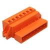 Wago 231-637/019-000 apacsatlakozó, 7 pólusú, 2,5 mm², 5,08 mm, narancssárga