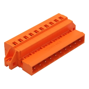 Wago 231-640/019-000 apacsatlakozó, 10 pólusú, 2,5 mm², 5,08 mm, narancssárga
