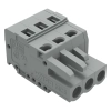 Wago 231-103/026-000 anyacsatlakozó, 3 pólusú, 2,5 mm², 5 mm, szürke