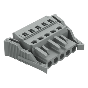 Wago 231-105/037-000 anyacsatlakozó, 5 pólusú, 2,5 mm², 5 mm, szürke