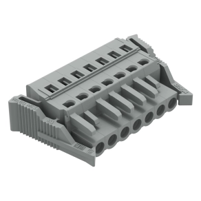 Wago 231-107/037-000 anyacsatlakozó, 7 pólusú, 2,5 mm², 5 mm, szürke