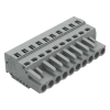 Wago 231-110/026-000 anyacsatlakozó, 10 pólusú, 2,5 mm², 5 mm, szürke