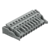Wago 231-110/037-000 anyacsatlakozó, 10 pólusú, 2,5 mm², 5 mm, szürke