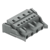 Wago 231-204/037-000 anyacsatlakozó, 4 pólusú, 2,5 mm², 7,5 mm, szürke