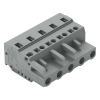 Wago 231-205/026-000 anyacsatlakozó, 5 pólusú, 2,5 mm², 7,5 mm, szürke