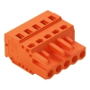 Wago 231-305/026-000 anyacsatlakozó, 5 pólusú, 2,5 mm², 5,08 mm, narancssárga