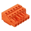 Wago 231-306/026-000 anyacsatlakozó, 6 pólusú, 2,5 mm², 5,08 mm, narancssárga