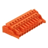 Wago 231-310/037-000 anyacsatlakozó, 10 pólusú, 2,5 mm², 5,08 mm, narancssárga