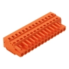 Wago 231-314/026-000 anyacsatlakozó, 14 pólusú, 2,5 mm², 5,08 mm, narancssárga