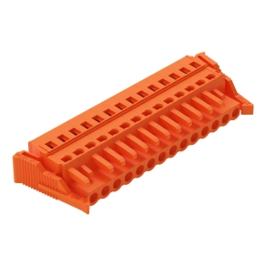 Wago 231-314/037-000 anyacsatlakozó, 14 pólusú, 2,5 mm², 5,08 mm, narancssárga