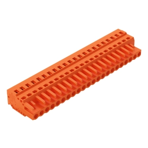 Wago 231-322/026-000 anyacsatlakozó, 22 pólusú, 2,5 mm², 5,08 mm, narancssárga
