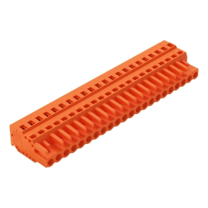 Wago 231-322/102-000 anyacsatlakozó, 22 pólusú, 2,5 mm², 5,08 mm, narancssárga