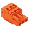 Wago 231-303/102-000 anyacsatlakozó, 3 pólusú, 2,5 mm², 5,08 mm, narancssárga