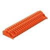 Wago 231-321/037-000 1 vezetékes anyacsatlakozó, 21 pólusú, 2,5 mm², 5,08 mm, narancssárga