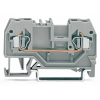 Wago 280-901 2 vezetékes átmenő sorkapocs, 2,5 mm², középső jelöléssel, DIN 35 x 15 és 35 x 7,5 sínhez, CAGE CLAMP®, szürke