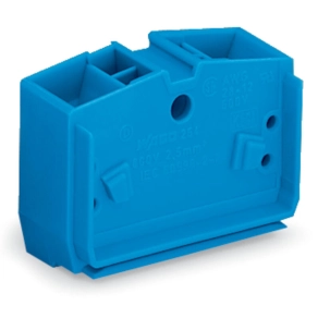 Wago 264-354 4 vezetékes, középső sorkapocs, nyomógombok nélkül, megfelelő Ex i alkalmazásokhoz, 1 pólusú, 2,5 mm², CAGE CLAMP®, kék