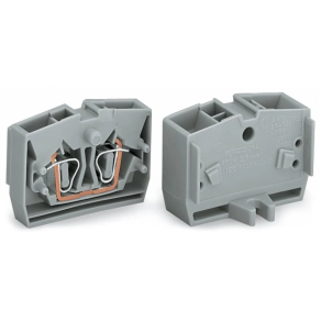 Wago 264-356 4 vezetékes, középső sorkapocs, nyomógombok nélkül, 1 pólusú, 2,5 mm², CAGE CLAMP®, narancssárga
