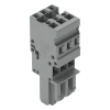 Wago 769-103 anyacsatlakozó, 3 pólusú, 4 mm², szürke