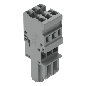 Wago 769-103 anyacsatlakozó, 3 pólusú, 4 mm², szürke