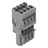 Wago 769-104 anyacsatlakozó, 4 pólusú, 4 mm², szürke