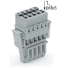 Wago 769-105/021-000 anyacsatlakozó, 5 pólusú, 4 mm², szürke