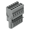 Wago 769-106 anyacsatlakozó, 6 pólusú, 4 mm², 5 mm, szürke