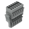 Wago 769-106/021-000 anyacsatlakozó, 6 pólusú, 4 mm², 5 mm, szürke