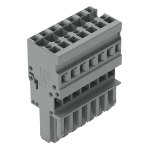 Wago 769-107 anyacsatlakozó, 7 pólusú, 4 mm², 5 mm, szürke