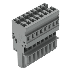 Wago 769-108 anyacsatlakozó, 8 pólusú, 4 mm², 5 mm, szürke