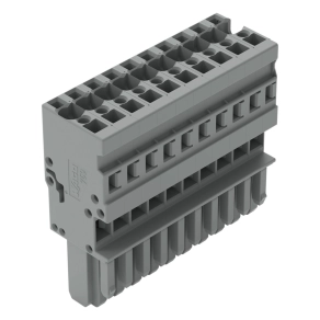 Wago 769-110 anyacsatlakozó, 10 pólusú, 4 mm², 5 mm, szürke