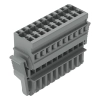 Wago 769-110/021-000 anyacsatlakozó, 10 pólusú, 4 mm², 5 mm, szürke