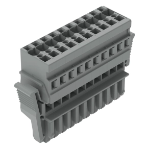 Wago 769-110/021-000 anyacsatlakozó, 10 pólusú, 4 mm², 5 mm, szürke