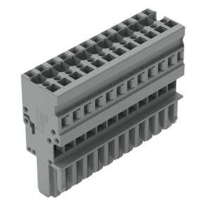 Wago 769-112 anyacsatlakozó, 12 pólusú, 4 mm², 5 mm, szürke