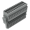 Wago 769-112/021-000 anyacsatlakozó, 12 pólusú, 4 mm², 5 mm, szürke