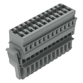 Wago 769-112/021-000 anyacsatlakozó, 12 pólusú, 4 mm², 5 mm, szürke