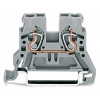 Wago 870-902 2 vezetékes átmenő sorkapocs, 2,5 mm², CAGE CLAMP, oldalsó/középső jelölés, DIN 35 × 15 és 35 × 7,5, narancssárga