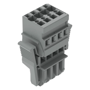 Wago 769-104/021-000 anyacsatlakozó, 4 pólusú, 4 mm², szürke